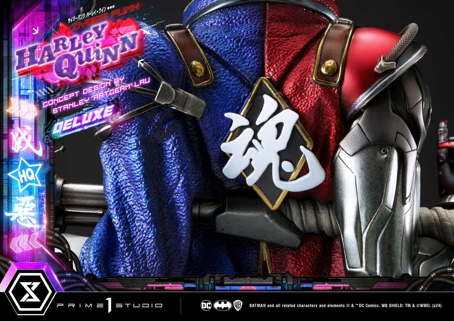Batman - Bud - Harley Quinn - Lou - Ultimate Premium Masterline  (UPMDC-08DX) - 1/4 - Cyberpunk, DX Version (Prime 1 Studio) photo 8