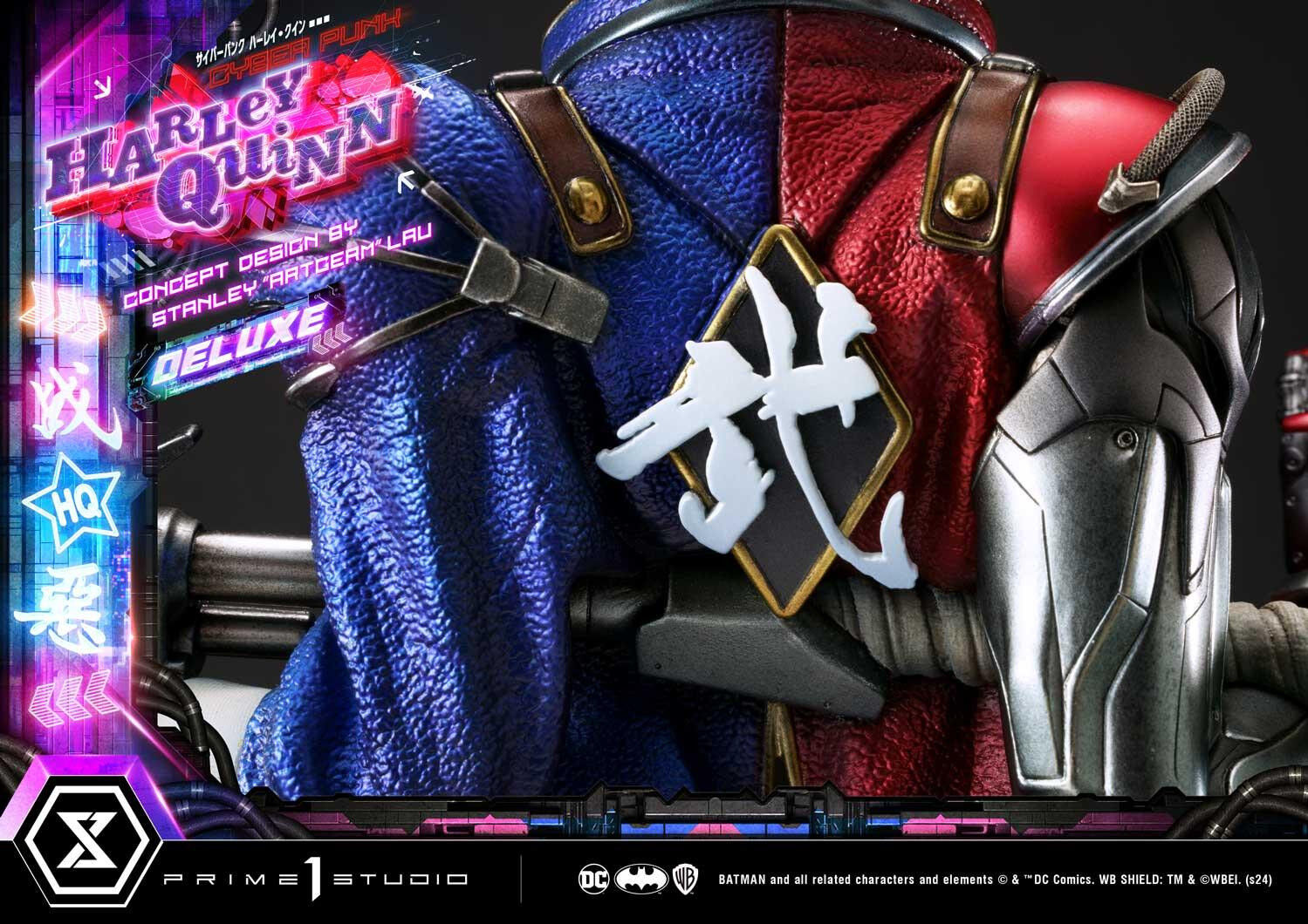 Batman - Bud - Harley Quinn - Lou - Ultimate Premium Masterline  (UPMDC-08DX) - 1/4 - Cyberpunk, DX Version (Prime 1 Studio) photo 10