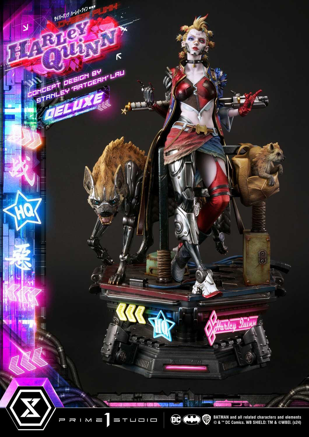 Batman - Bud - Harley Quinn - Lou - Ultimate Premium Masterline  (UPMDC-08DX) - 1/4 - Cyberpunk, DX Version (Prime 1 Studio) photo 19