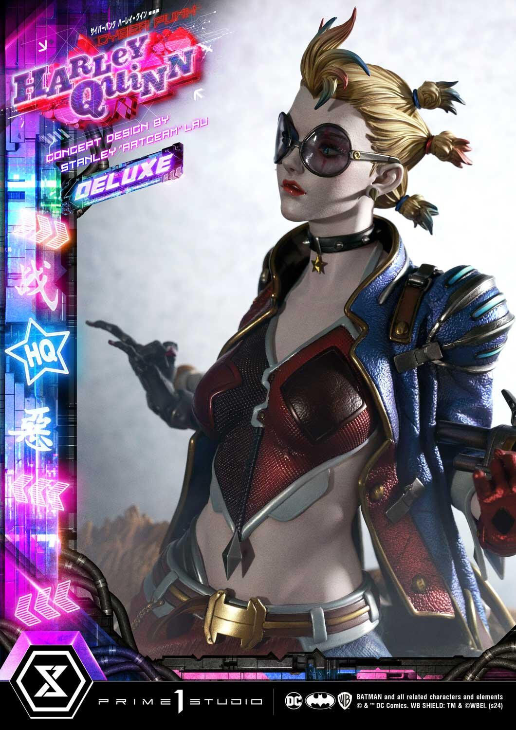 Batman - Bud - Harley Quinn - Lou - Ultimate Premium Masterline  (UPMDC-08DX) - 1/4 - Cyberpunk, DX Version (Prime 1 Studio) photo 27
