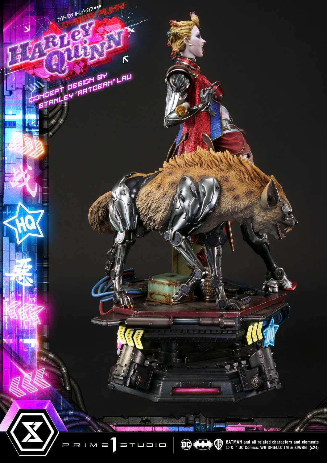 Batman - Bud - Harley Quinn - Lou - Ultimate Premium Masterline  (UPMDC-08DX) - 1/4 - Cyberpunk, DX Version (Prime 1 Studio) photo 51