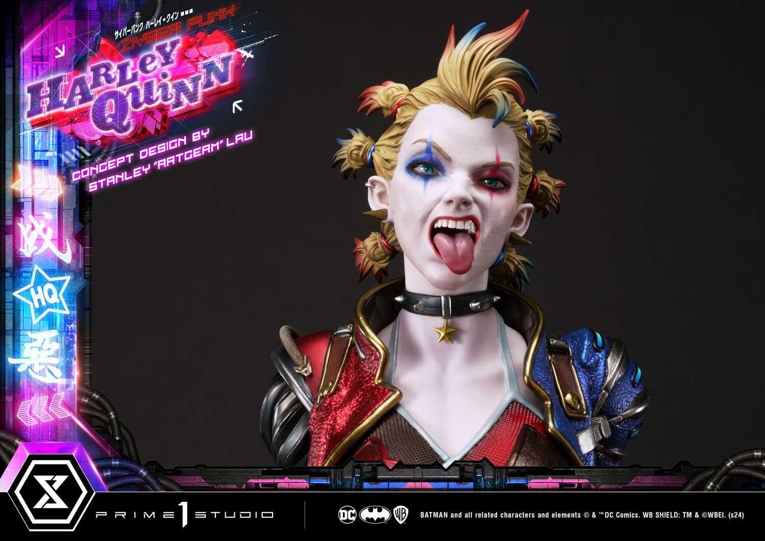 Batman - Bud - Harley Quinn - Lou - Ultimate Premium Masterline  (UPMDC-08DX) - 1/4 - Cyberpunk, DX Version (Prime 1 Studio) photo 56