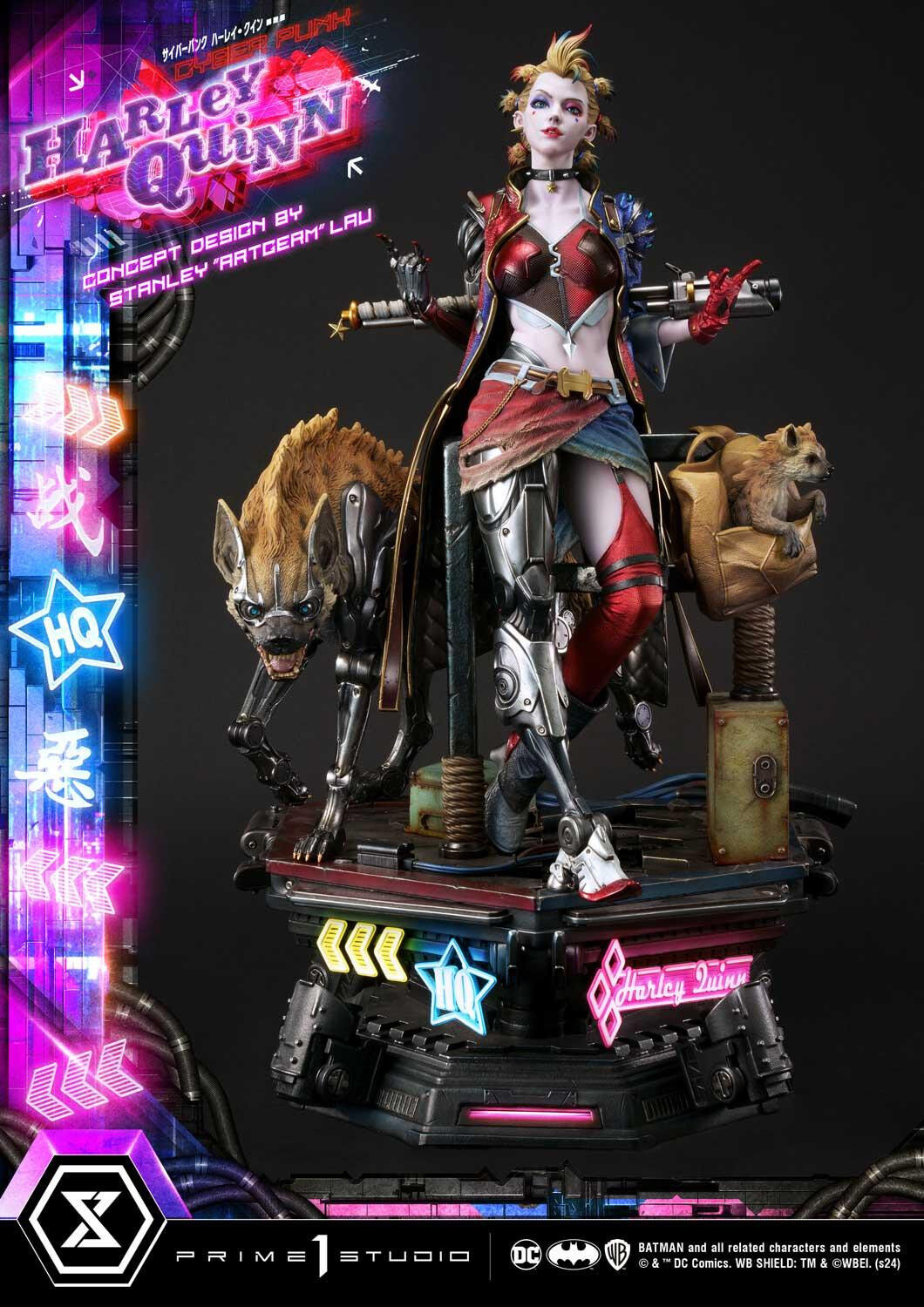 Batman - Bud - Harley Quinn - Lou - Ultimate Premium Masterline  (UPMDC-08DX) - 1/4 - Cyberpunk, DX Version (Prime 1 Studio) photo 62