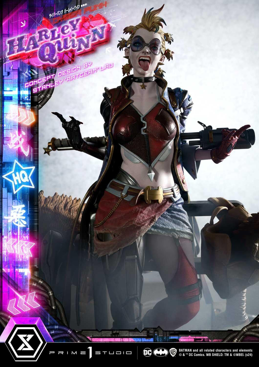 Batman - Bud - Harley Quinn - Lou - Ultimate Premium Masterline  (UPMDC-08DX) - 1/4 - Cyberpunk, DX Version (Prime 1 Studio) photo 64
