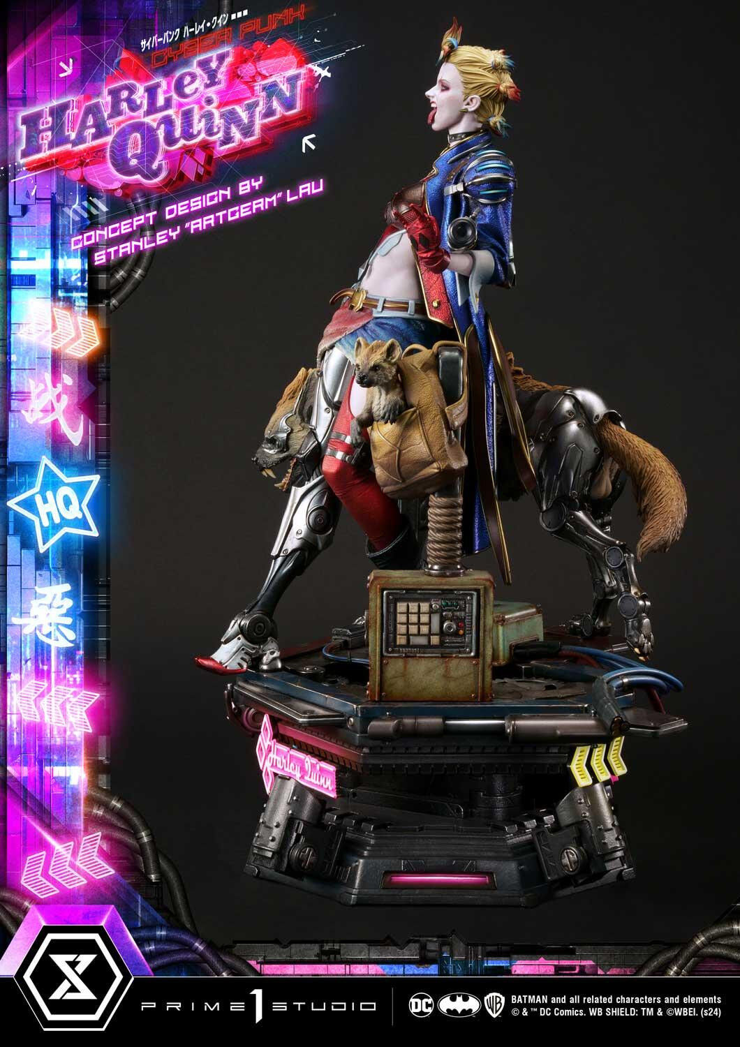 Batman - Bud - Harley Quinn - Lou - Ultimate Premium Masterline  (UPMDC-08DX) - 1/4 - Cyberpunk, DX Version (Prime 1 Studio) photo 66