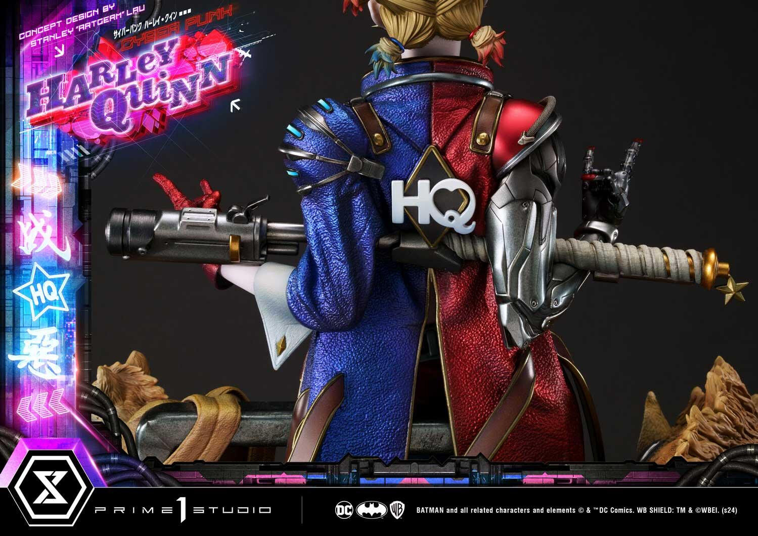 Batman - Bud - Harley Quinn - Lou - Ultimate Premium Masterline  (UPMDC-08DX) - 1/4 - Cyberpunk, DX Version (Prime 1 Studio) photo 80