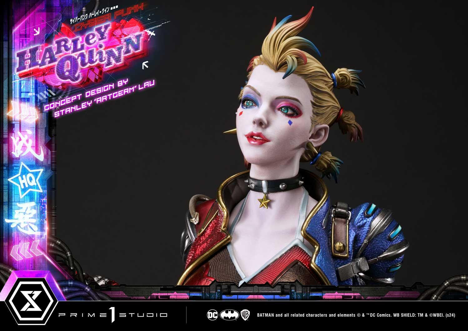 Batman - Bud - Harley Quinn - Lou - Ultimate Premium Masterline  (UPMDC-08DX) - 1/4 - Cyberpunk, DX Version (Prime 1 Studio) photo 83