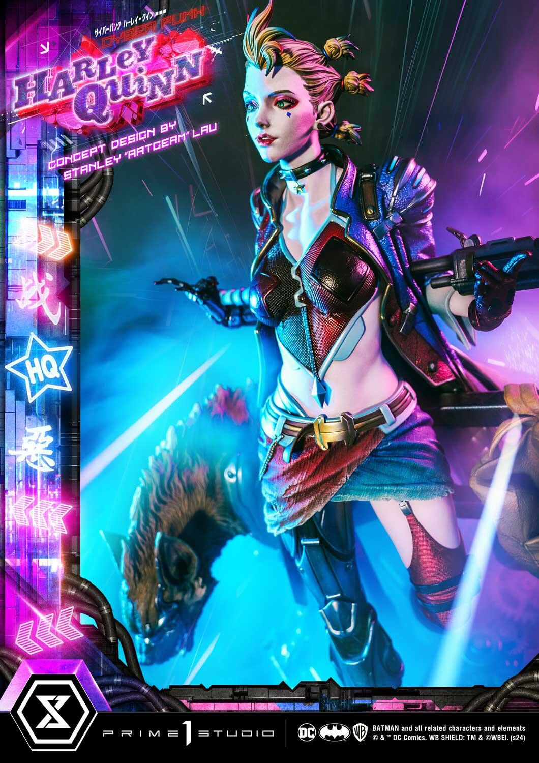 Batman - Bud - Harley Quinn - Lou - Ultimate Premium Masterline  (UPMDC-08DX) - 1/4 - Cyberpunk, DX Version (Prime 1 Studio) photo 98