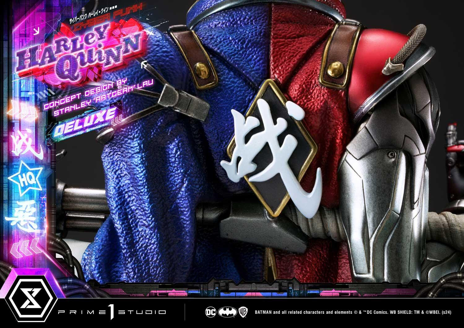 Batman - Bud - Harley Quinn - Lou - Ultimate Premium Masterline  (UPMDC-08DXS) - 1/4 - Cyberpunk, DX Bonus Version (Prime 1 Studio) photo 9