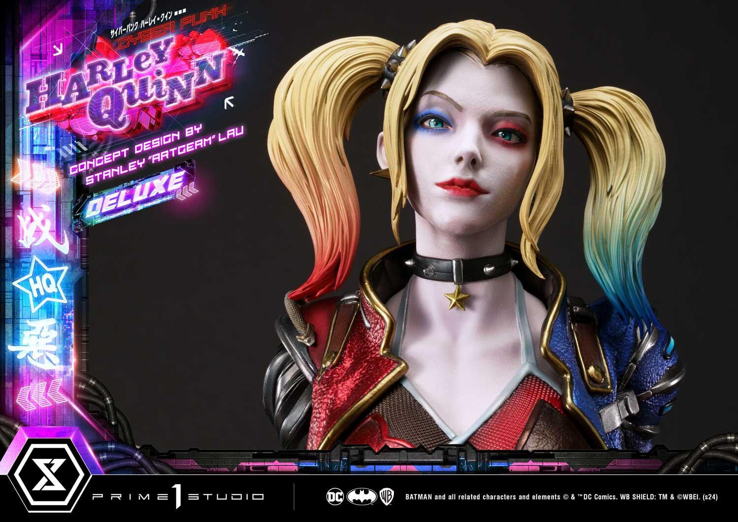 Batman - Bud - Harley Quinn - Lou - Ultimate Premium Masterline  (UPMDC-08DXS) - 1/4 - Cyberpunk, DX Bonus Version (Prime 1 Studio) photo 12