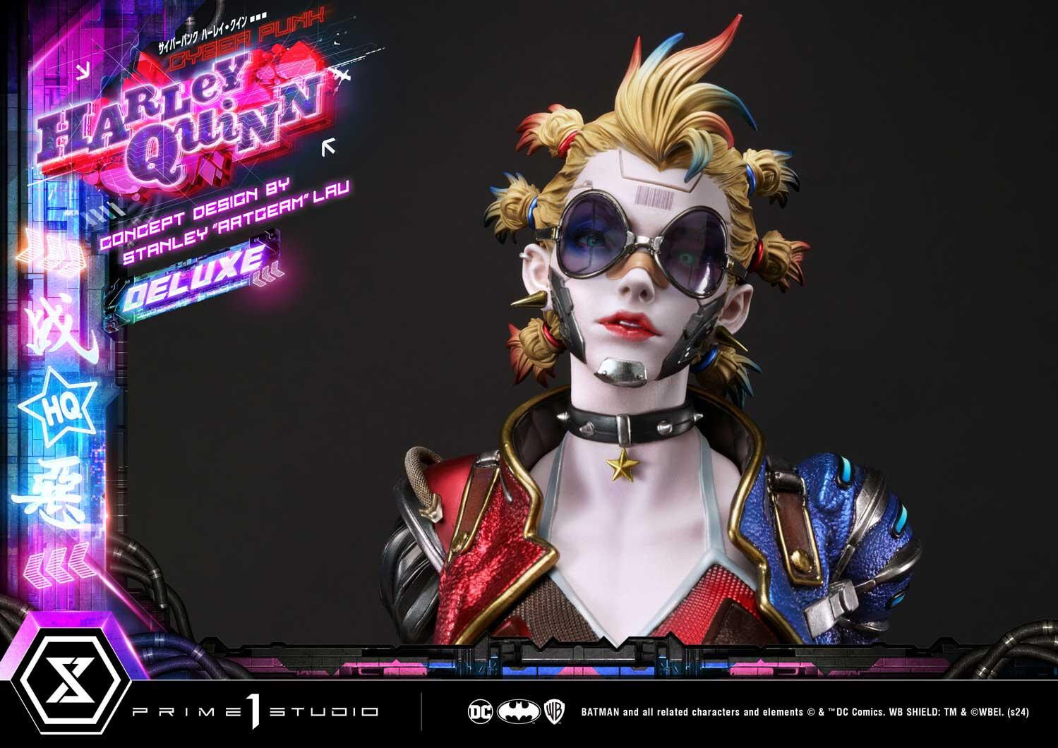 Batman - Bud - Harley Quinn - Lou - Ultimate Premium Masterline  (UPMDC-08DXS) - 1/4 - Cyberpunk, DX Bonus Version (Prime 1 Studio) photo 14