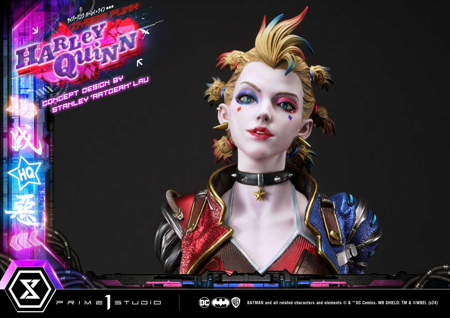 Batman - Bud - Harley Quinn - Lou - Ultimate Premium Masterline  (UPMDC-08DXS) - 1/4 - Cyberpunk, DX Bonus Version (Prime 1 Studio) photo 55