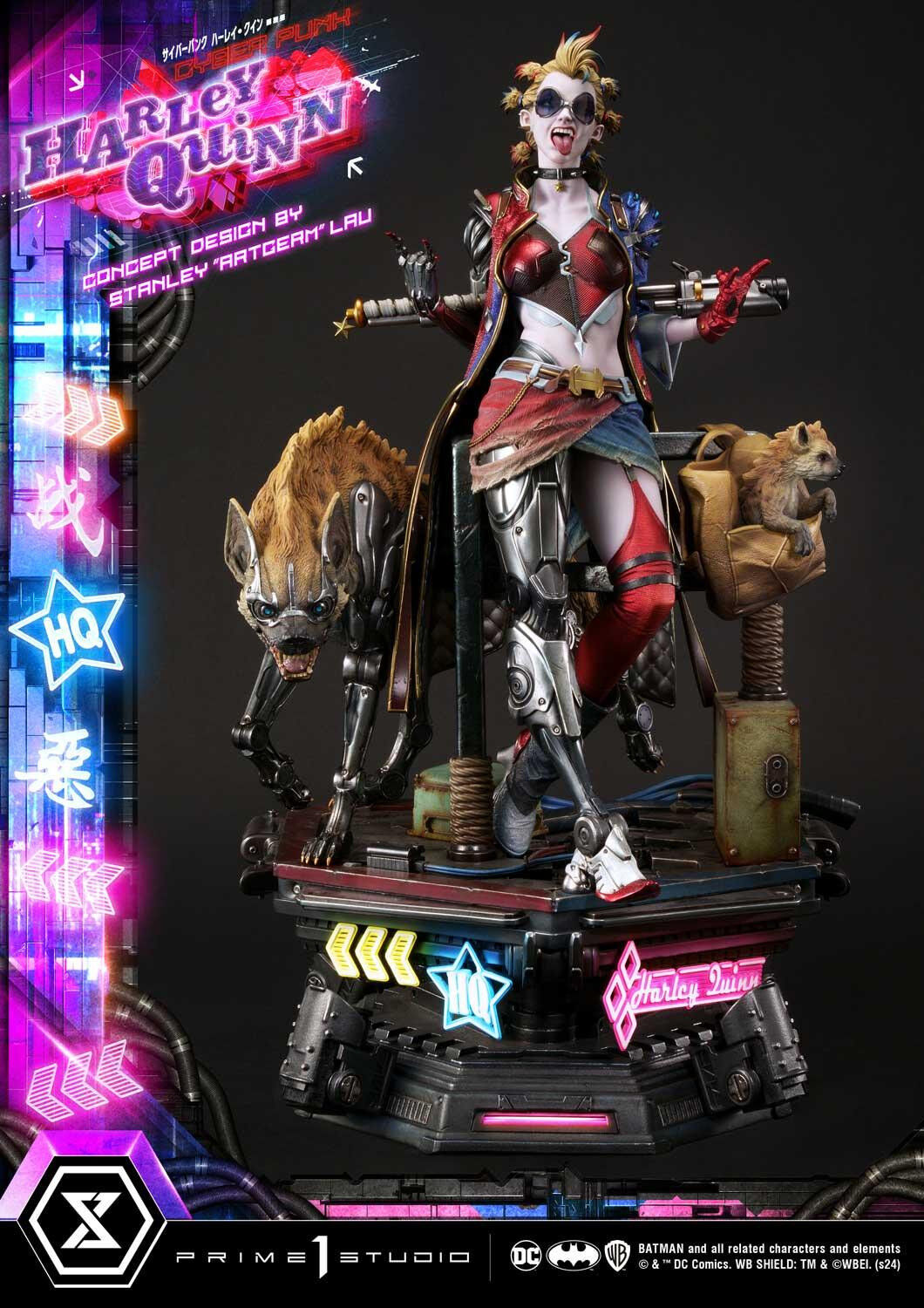 Batman - Bud - Harley Quinn - Lou - Ultimate Premium Masterline  (UPMDC-08DXS) - 1/4 - Cyberpunk, DX Bonus Version (Prime 1 Studio) photo 63