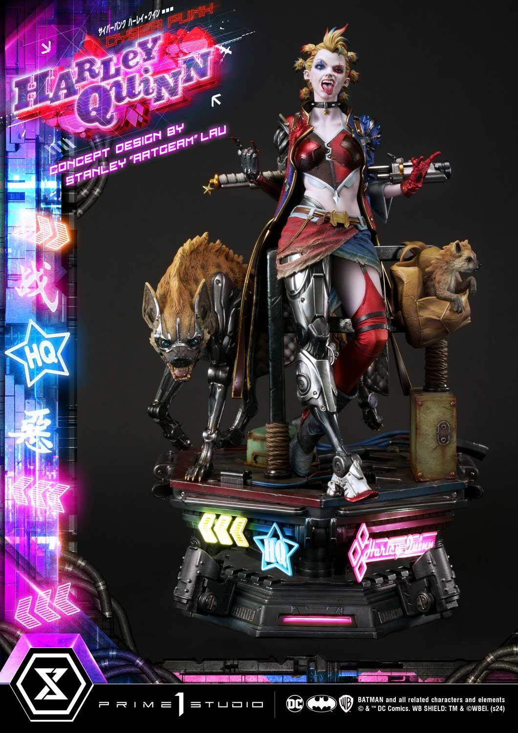 Batman - Bud - Harley Quinn - Lou - Ultimate Premium Masterline  (UPMDC-08DXS) - 1/4 - Cyberpunk, DX Bonus Version (Prime 1 Studio) photo 68