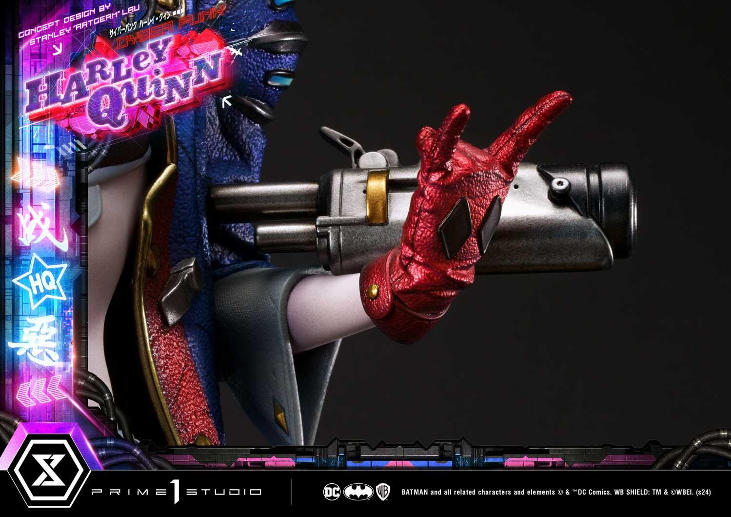 Batman - Bud - Harley Quinn - Lou - Ultimate Premium Masterline  (UPMDC-08DXS) - 1/4 - Cyberpunk, DX Bonus Version (Prime 1 Studio) photo 78