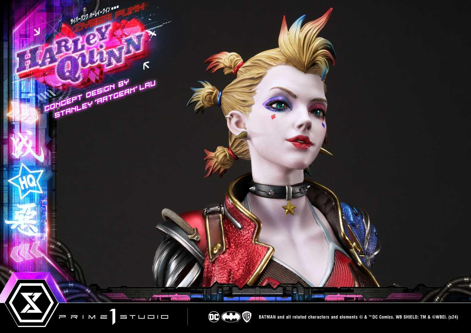 Batman - Bud - Harley Quinn - Lou - Ultimate Premium Masterline  (UPMDC-08DXS) - 1/4 - Cyberpunk, DX Bonus Version (Prime 1 Studio) photo 82