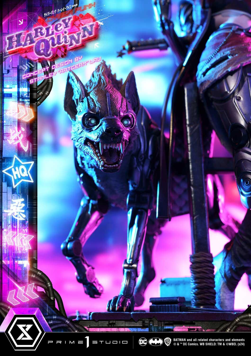 Batman - Bud - Harley Quinn - Lou - Ultimate Premium Masterline  (UPMDC-08DXS) - 1/4 - Cyberpunk, DX Bonus Version (Prime 1 Studio) photo 97