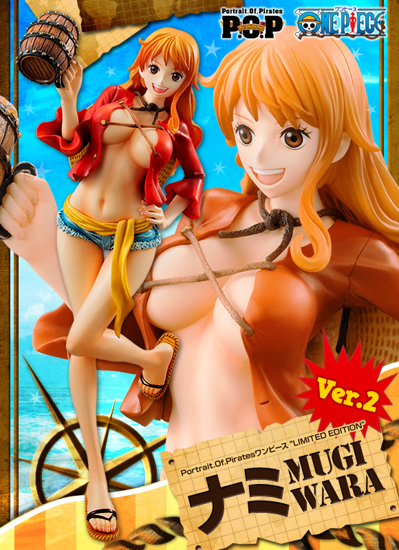 One Piece - Nami - Excellent Model - Portrait Of Pirates Limited Edition - 1/8 - Mugiwara ver. 2 (MegaHouse) photo 2