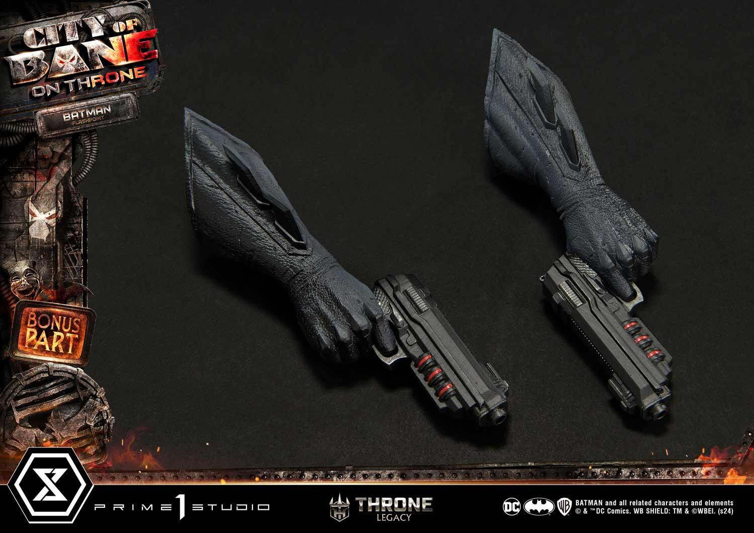 Batman: City of Bane - Batman (Thomas Wayne) - Throne Legacy  (TLCDC-06S) - 1/4 - Bonus Version (Prime 1 Studio) photo 8