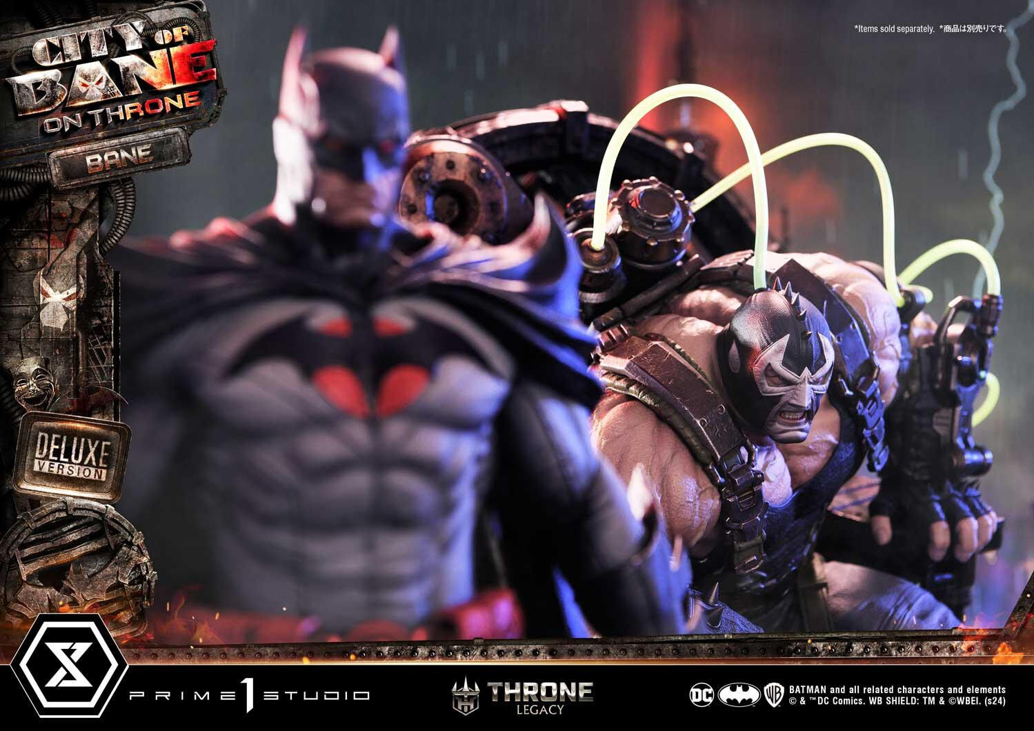 Batman: City of Bane - Batman (Thomas Wayne) - Throne Legacy  (TLCDC-06S) - 1/4 - Bonus Version (Prime 1 Studio) photo 26