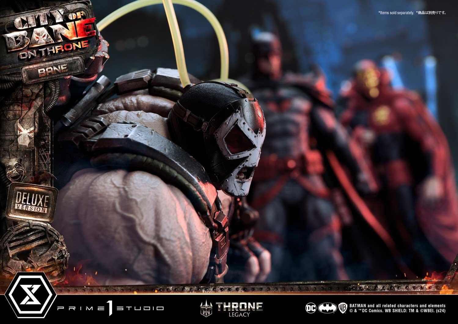 Batman: City of Bane - Batman (Thomas Wayne) - Throne Legacy  (TLCDC-06S) - 1/4 - Bonus Version (Prime 1 Studio) photo 27