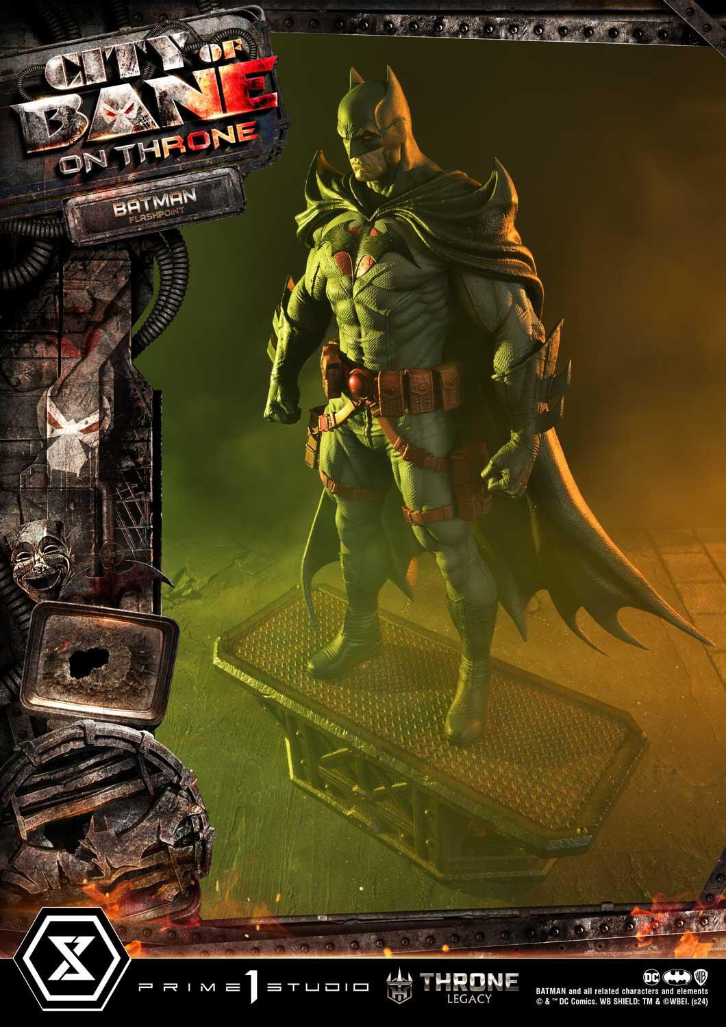 Batman: City of Bane - Batman (Thomas Wayne) - Throne Legacy  (TLCDC-06S) - 1/4 - Bonus Version (Prime 1 Studio) photo 53