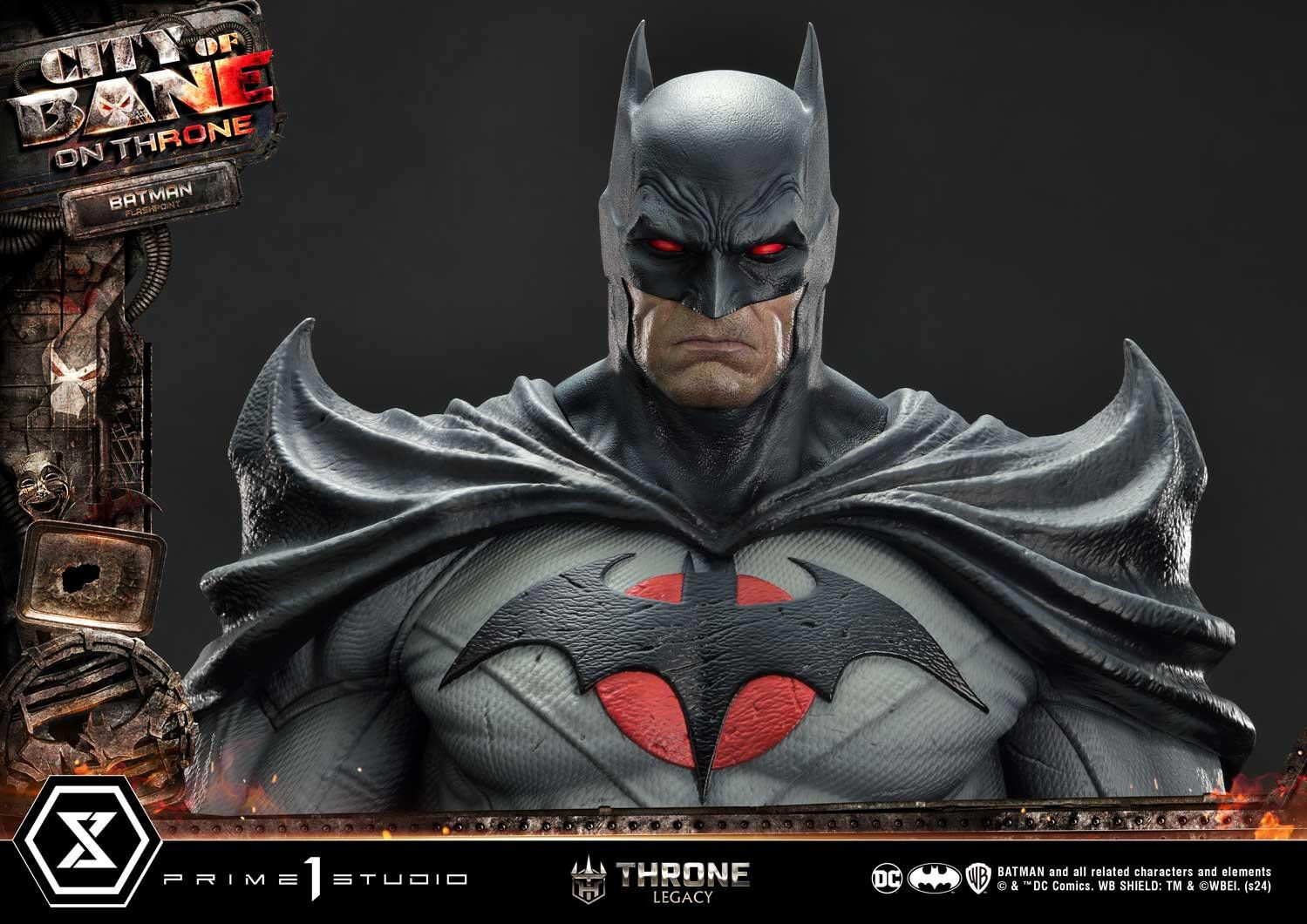 Batman: City of Bane - Batman (Thomas Wayne) - Throne Legacy  (TLCDC-06S) - 1/4 - Bonus Version (Prime 1 Studio) photo 58