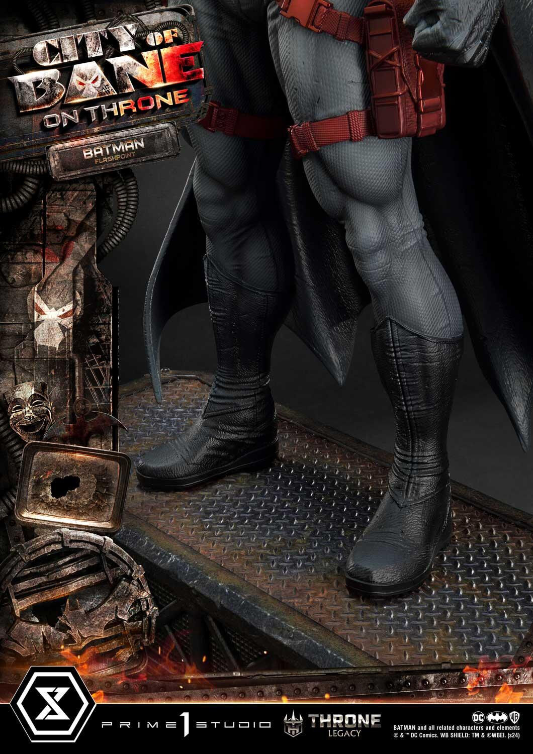 Batman: City of Bane - Batman (Thomas Wayne) - Throne Legacy  (TLCDC-06S) - 1/4 - Bonus Version (Prime 1 Studio) photo 89