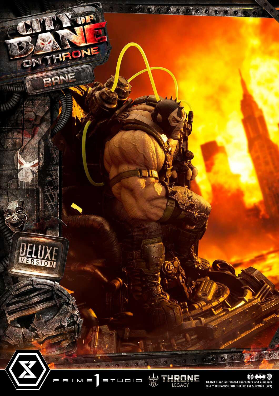 Batman: City of Bane - Bane - Throne Legacy  (TLCDC-05DX) - 1/4 - On Throne, DX Version (Prime 1 Studio)