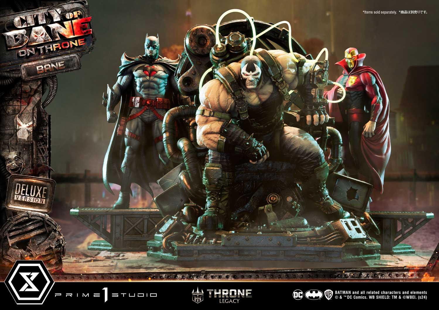 Batman: City of Bane - Bane - Throne Legacy (TLCDC-05DX) - 1/4 - On Throne, DX Version (Prime 1 Studio) photo 19