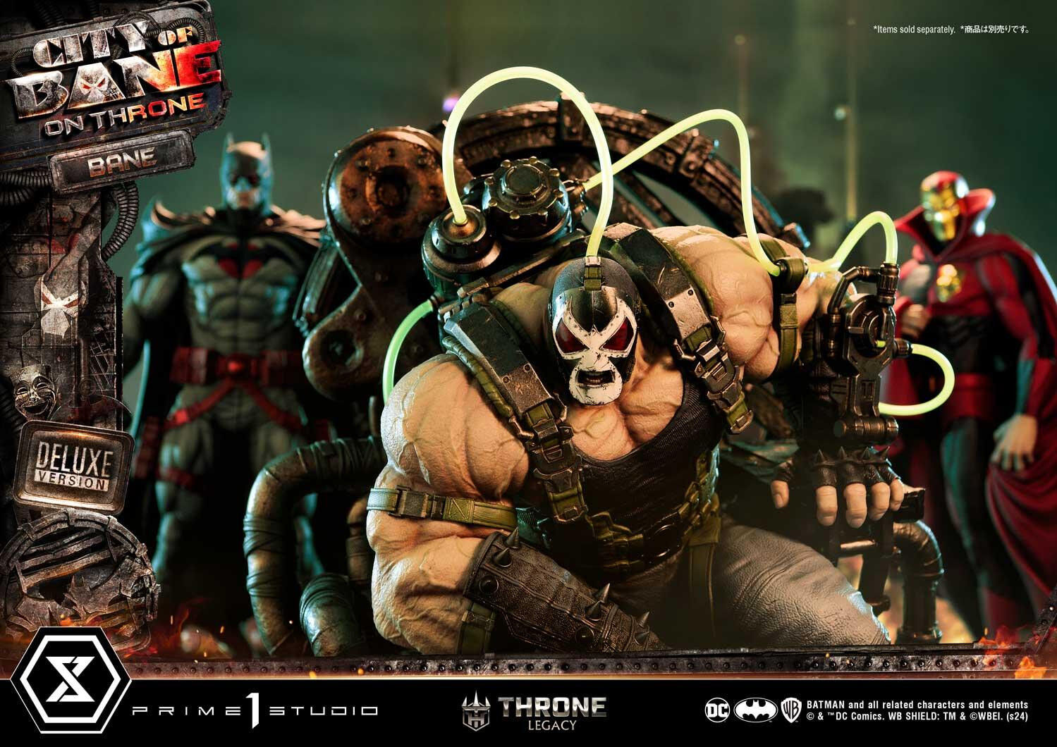 Batman: City of Bane - Bane - Throne Legacy (TLCDC-05DX) - 1/4 - On Throne, DX Version (Prime 1 Studio) photo 31