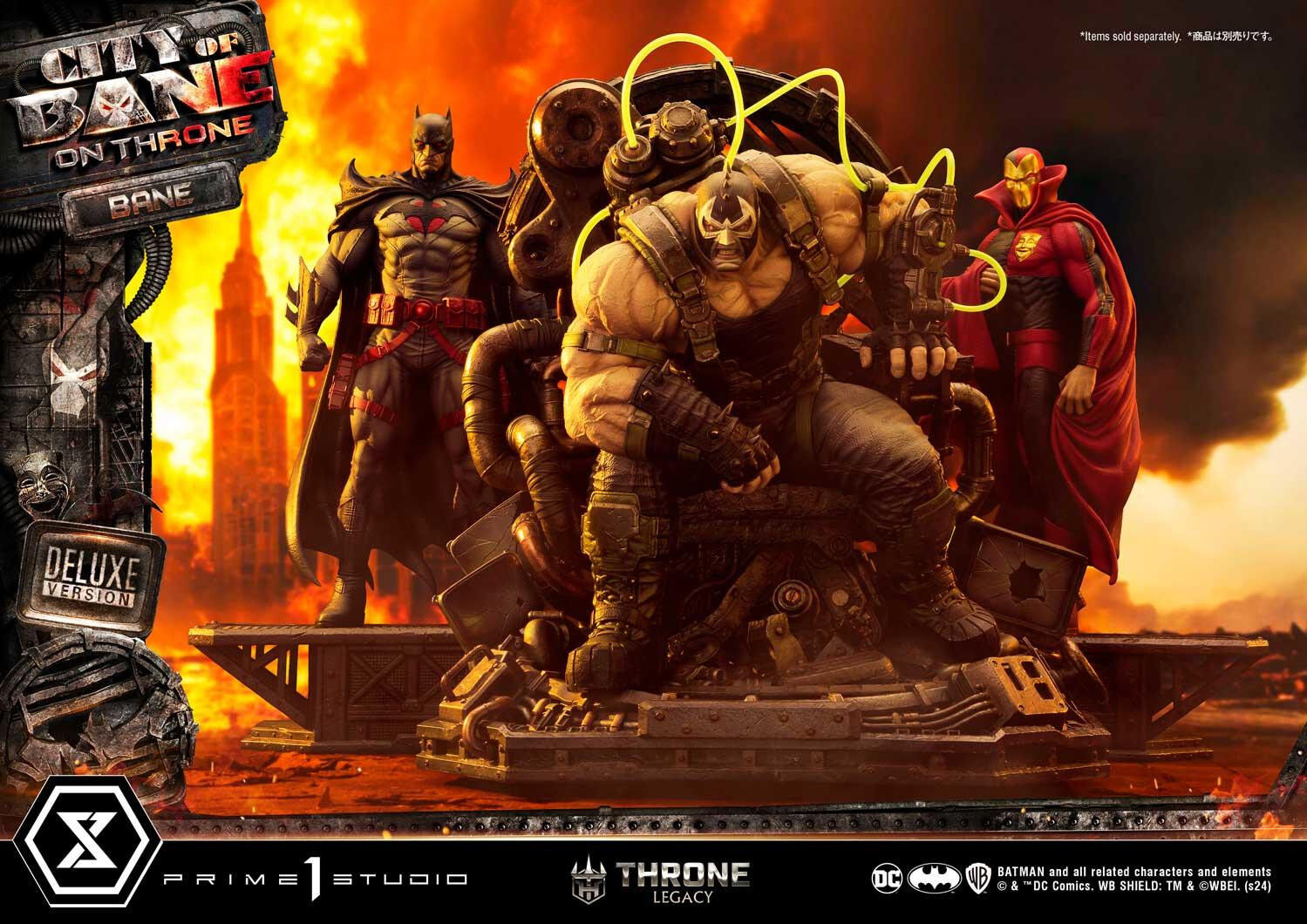 Batman: City of Bane - Bane - Throne Legacy (TLCDC-05DX) - 1/4 - On Throne, DX Version (Prime 1 Studio) photo 35