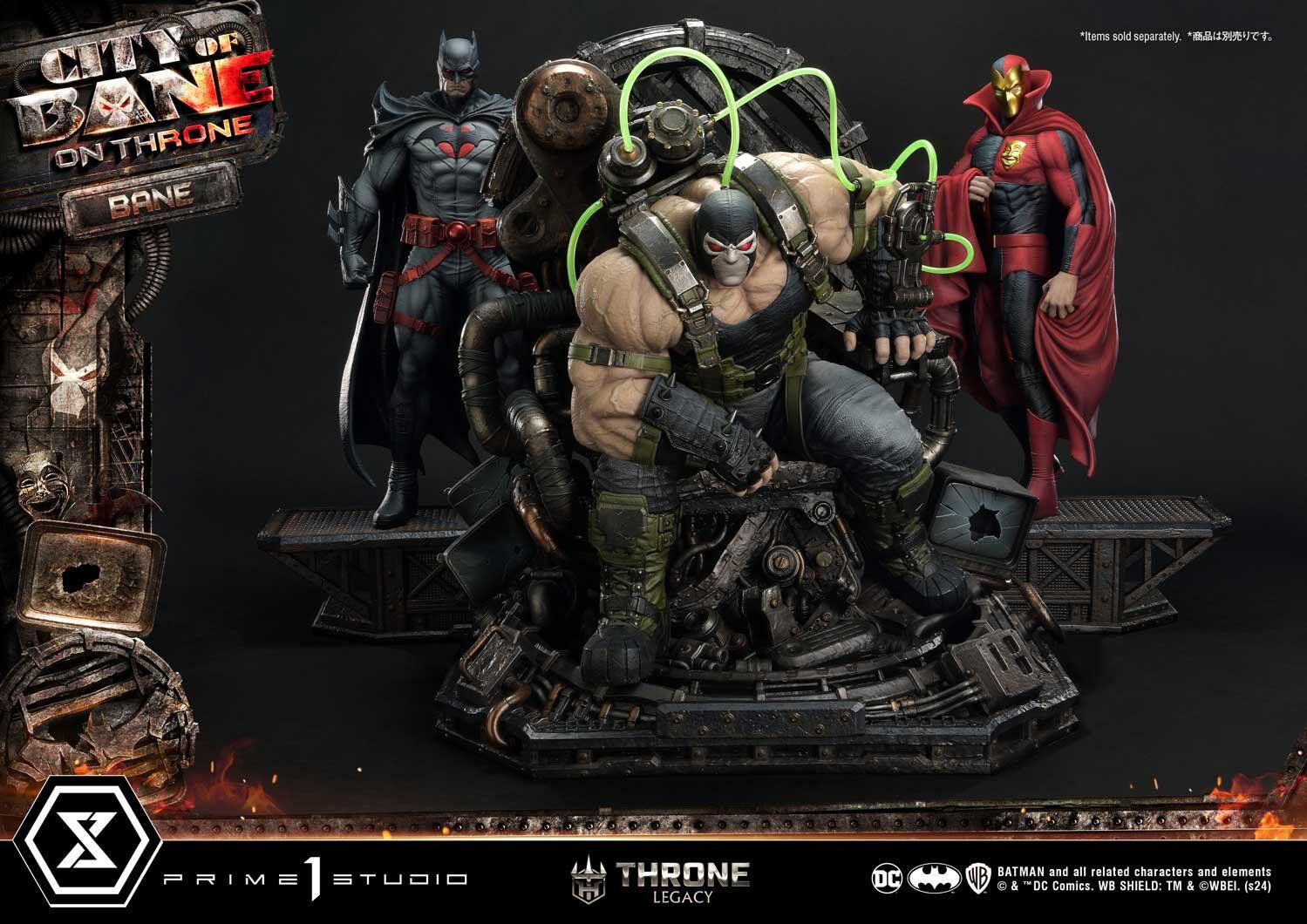 Batman: City of Bane - Bane - Throne Legacy (TLCDC-05DX) - 1/4 - On Throne, DX Version (Prime 1 Studio) photo 60