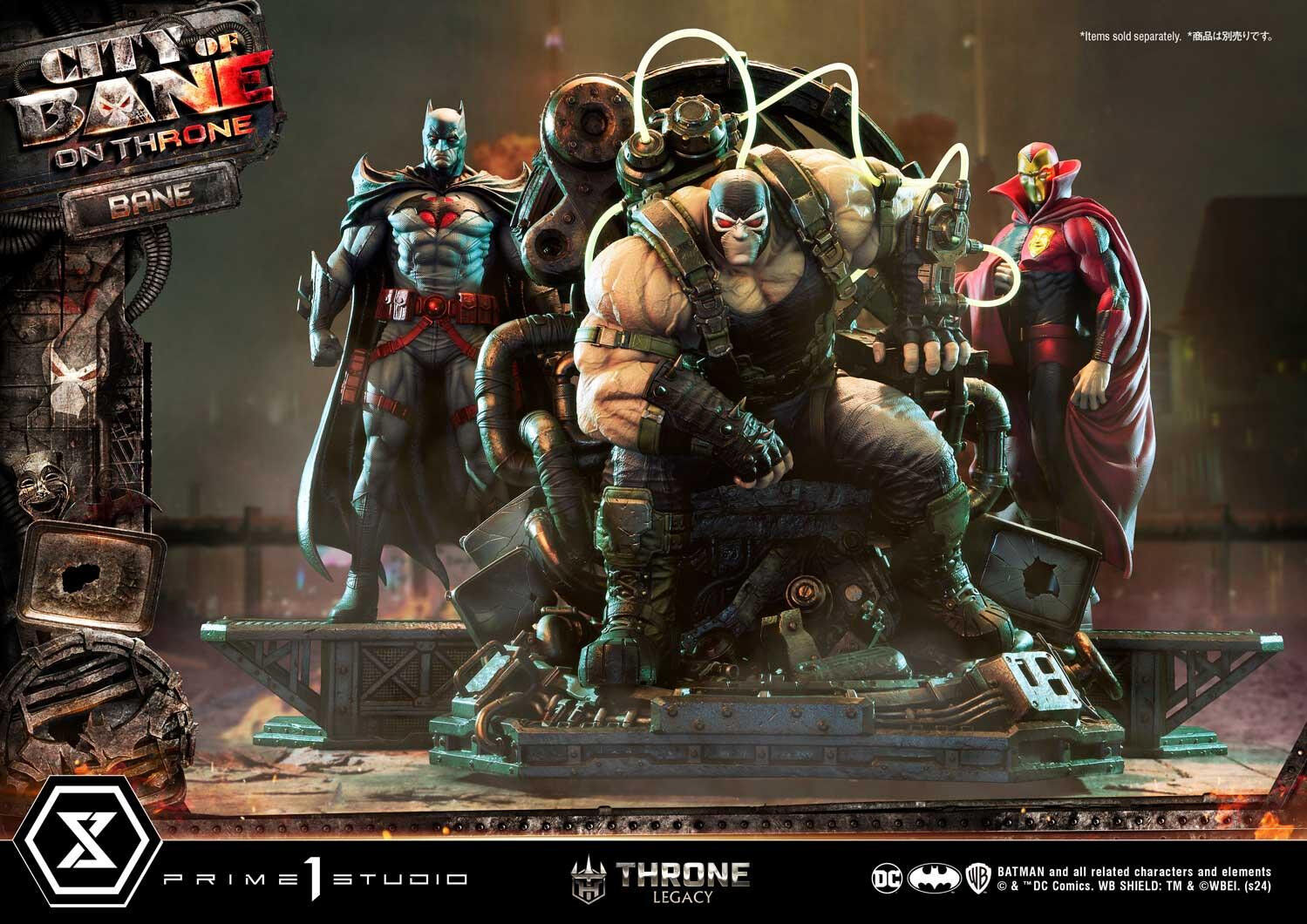 Batman: City of Bane - Bane - Throne Legacy (TLCDC-05DX) - 1/4 - On Throne, DX Version (Prime 1 Studio) photo 62