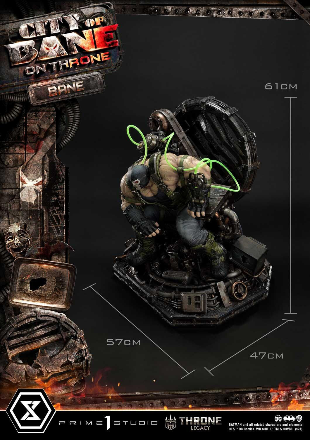Batman: City of Bane - Bane - Throne Legacy (TLCDC-05DX) - 1/4 - On Throne, DX Version (Prime 1 Studio) photo 71