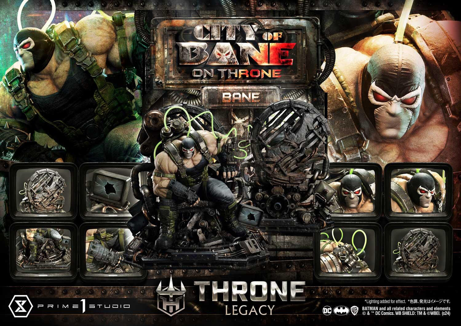Batman: City of Bane - Bane - Throne Legacy (TLCDC-05DX) - 1/4 - On Throne, DX Version (Prime 1 Studio) photo 73