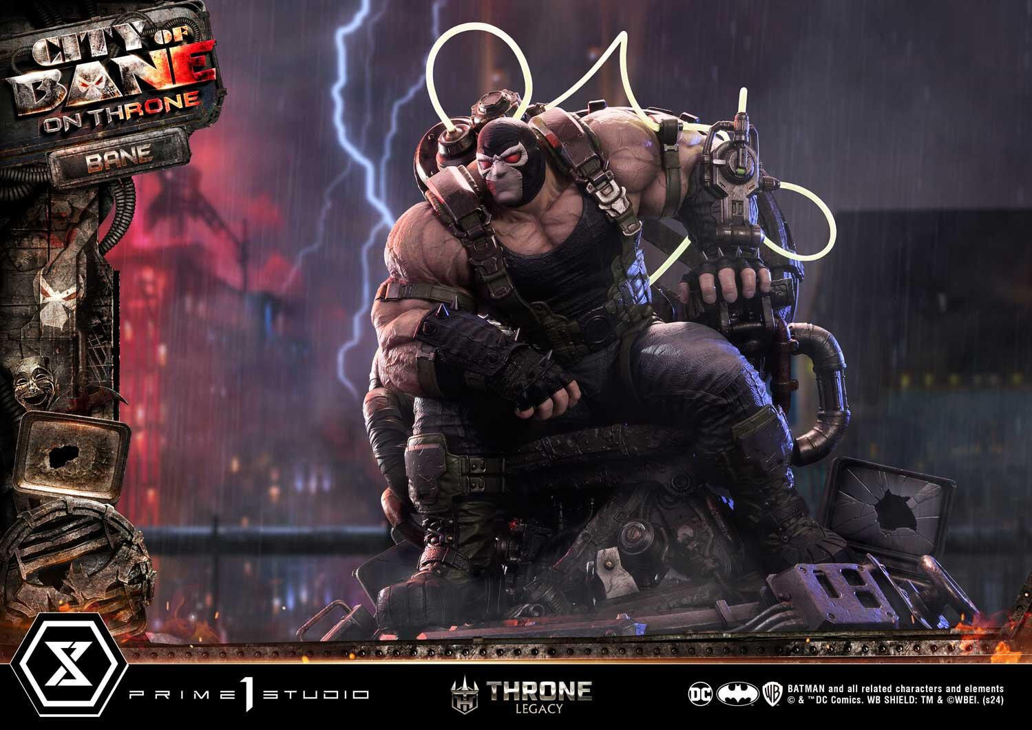Batman: City of Bane - Bane - Throne Legacy (TLCDC-05DX) - 1/4 - On Throne, DX Version (Prime 1 Studio) photo 89