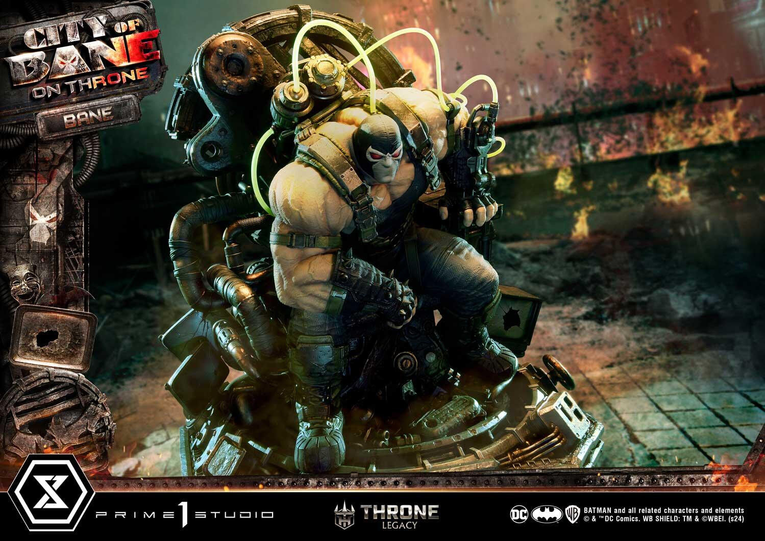 Batman: City of Bane - Bane - Throne Legacy (TLCDC-05DX) - 1/4 - On Throne, DX Version (Prime 1 Studio) photo 90