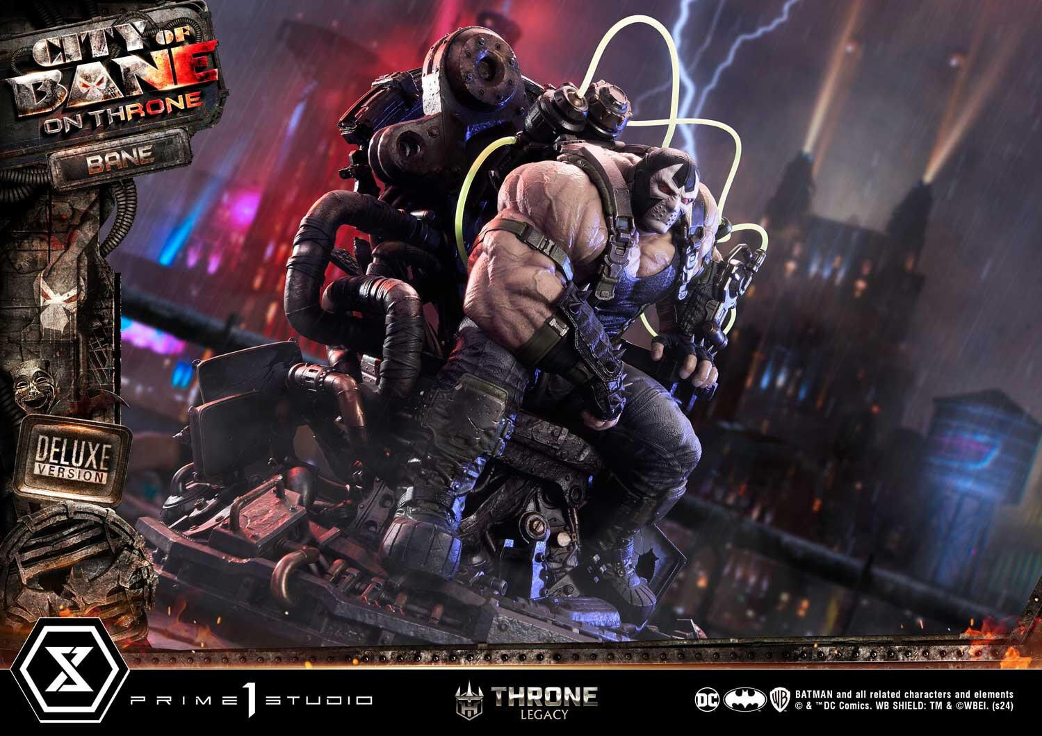 Batman: City of Bane - Bane - Throne Legacy (TLCDC-05DXS) - 1/4 - On Throne, DX Bonus Version (Prime 1 Studio) photo 2
