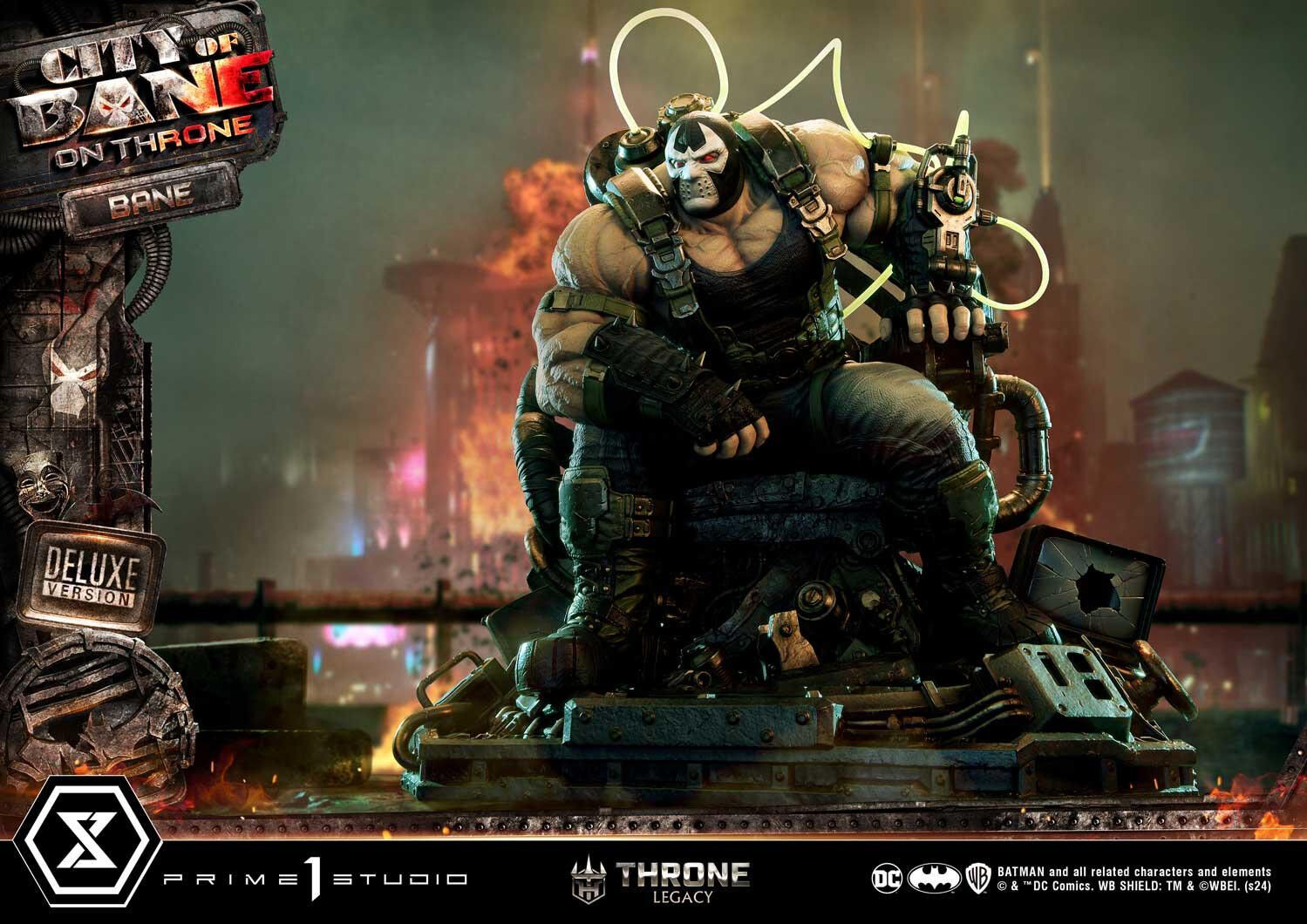 Batman: City of Bane - Bane - Throne Legacy (TLCDC-05DXS) - 1/4 - On Throne, DX Bonus Version (Prime 1 Studio) photo 3