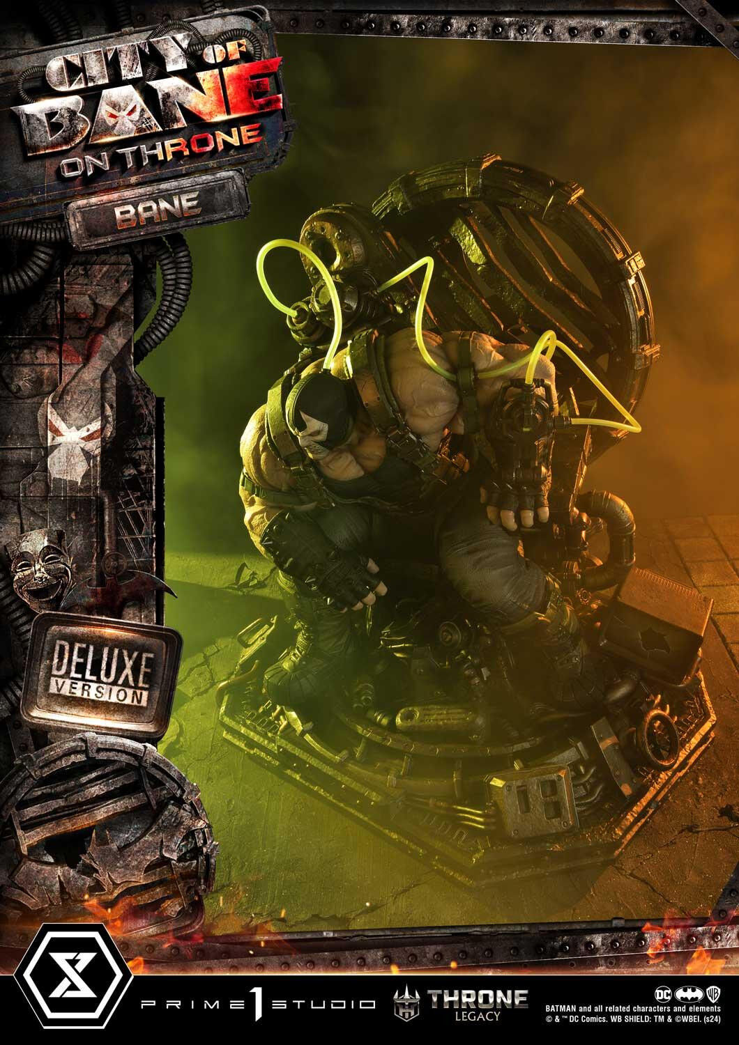 Batman: City of Bane - Bane - Throne Legacy (TLCDC-05DXS) - 1/4 - On Throne, DX Bonus Version (Prime 1 Studio) photo 11