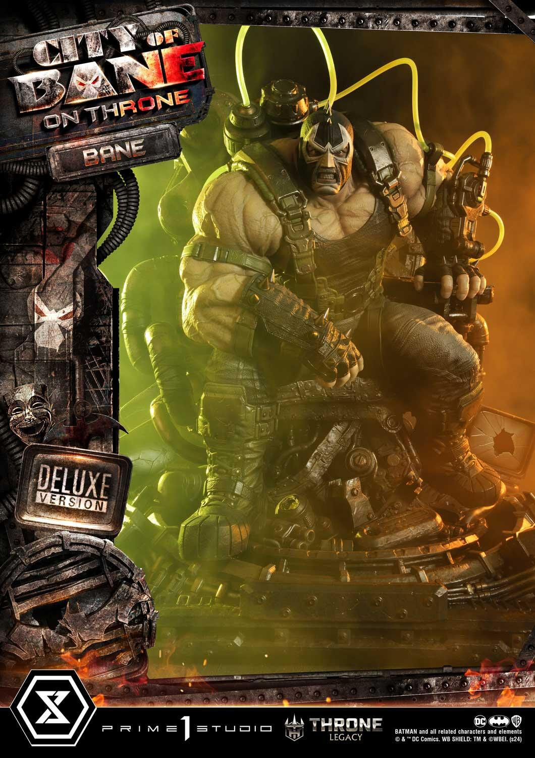 Batman: City of Bane - Bane - Throne Legacy (TLCDC-05DXS) - 1/4 - On Throne, DX Bonus Version (Prime 1 Studio) photo 12