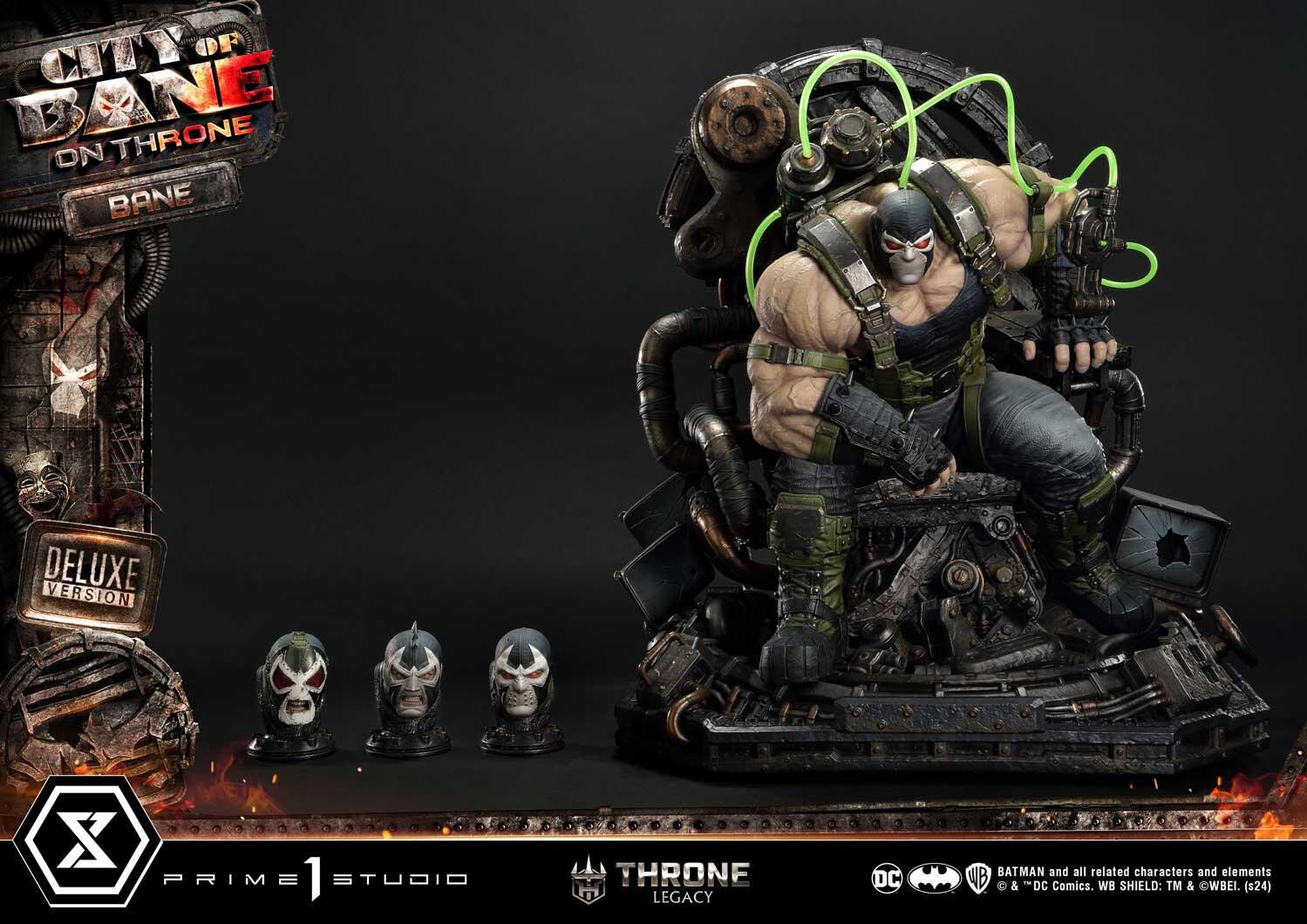 Batman: City of Bane - Bane - Throne Legacy (TLCDC-05DXS) - 1/4 - On Throne, DX Bonus Version (Prime 1 Studio) photo 25