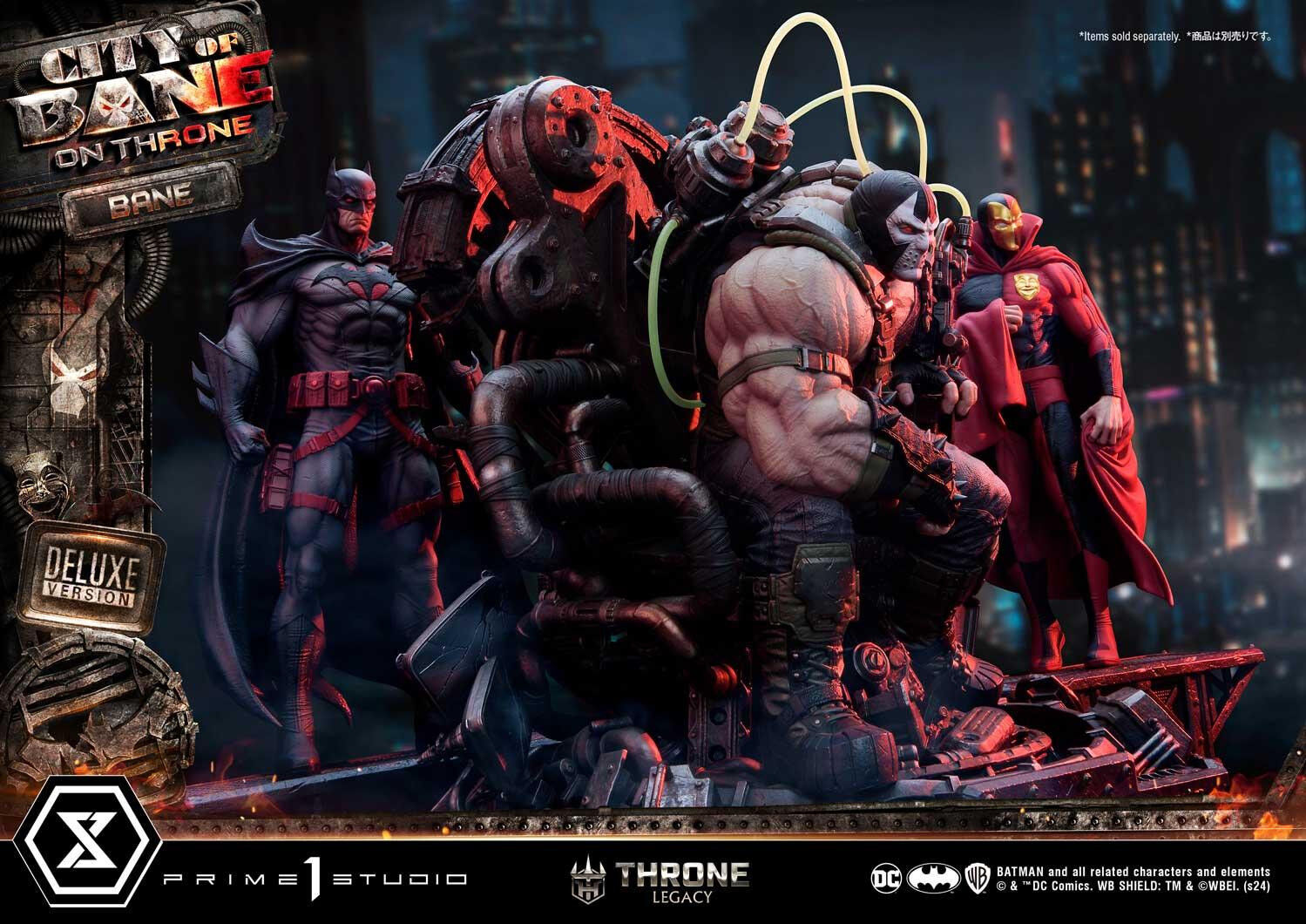 Batman: City of Bane - Bane - Throne Legacy (TLCDC-05DXS) - 1/4 - On Throne, DX Bonus Version (Prime 1 Studio) photo 34