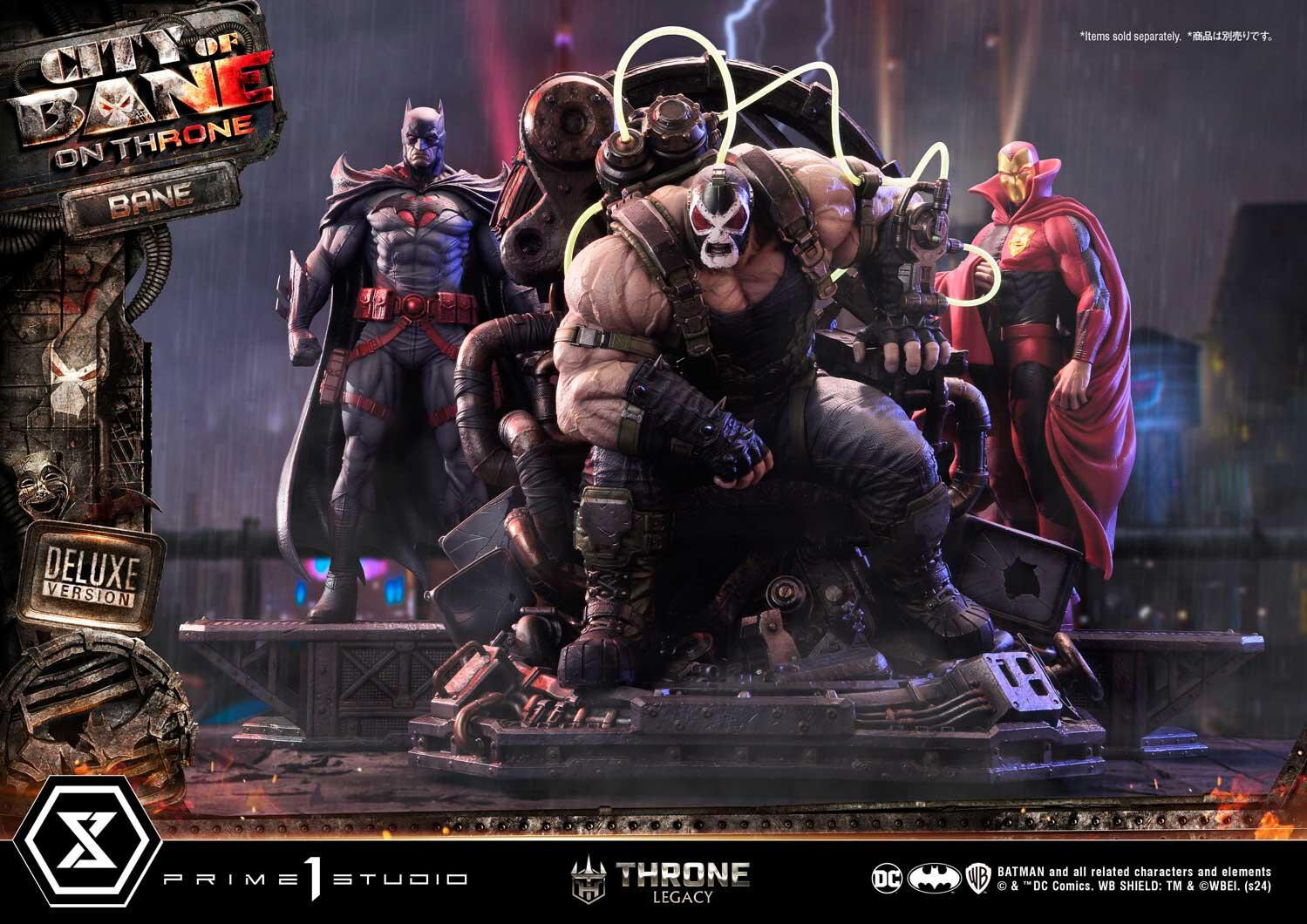 Batman: City of Bane - Bane - Throne Legacy (TLCDC-05DXS) - 1/4 - On Throne, DX Bonus Version (Prime 1 Studio) photo 36