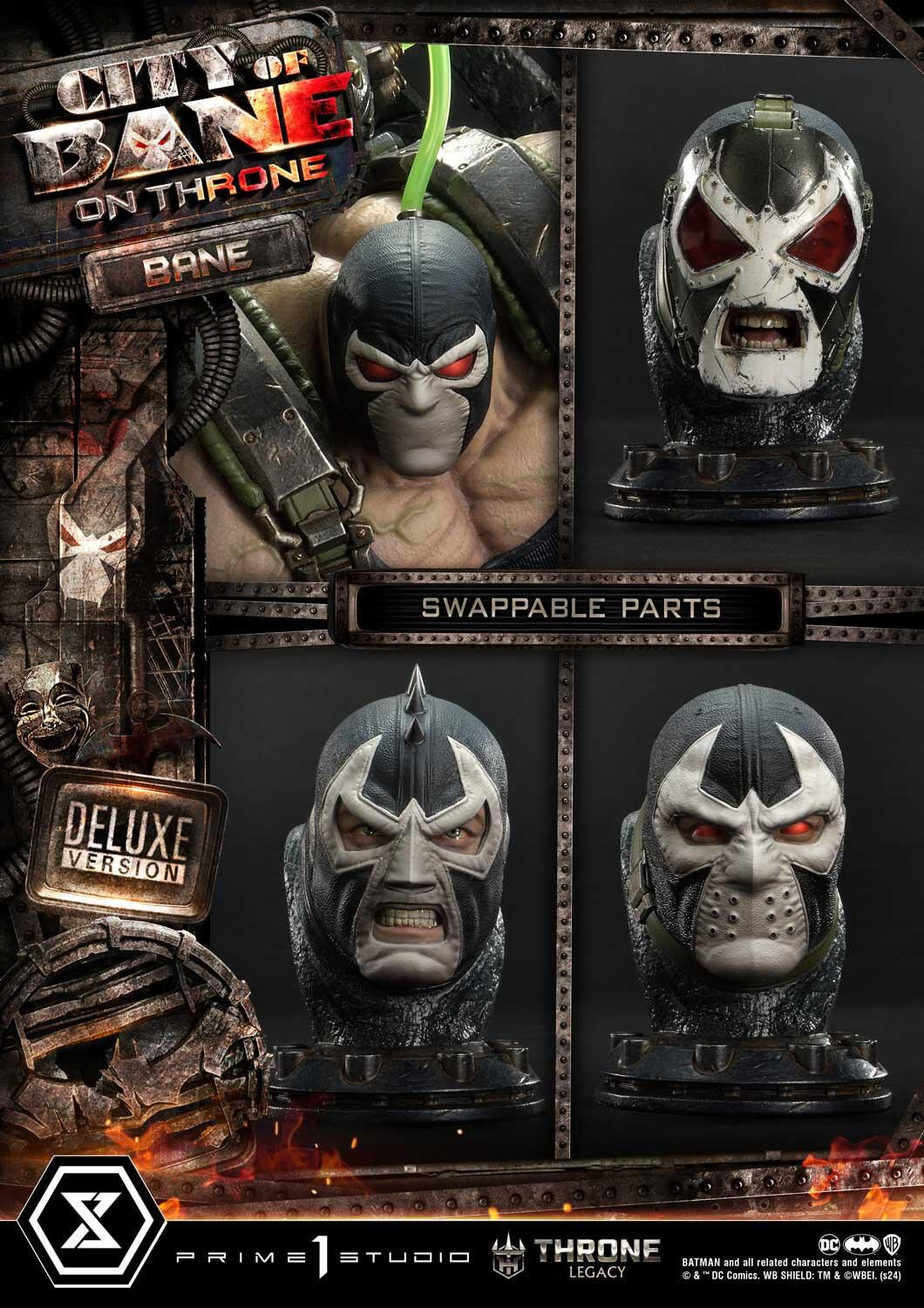 Batman: City of Bane - Bane - Throne Legacy (TLCDC-05DXS) - 1/4 - On Throne, DX Bonus Version (Prime 1 Studio) photo 39