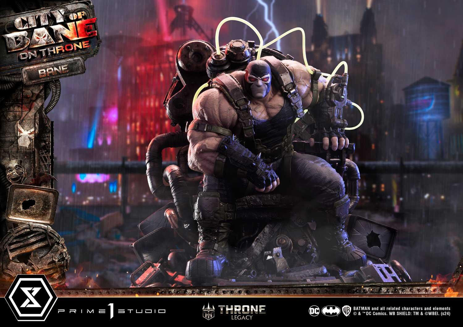 Batman: City of Bane - Bane - Throne Legacy (TLCDC-05DXS) - 1/4 - On Throne, DX Bonus Version (Prime 1 Studio) photo 67