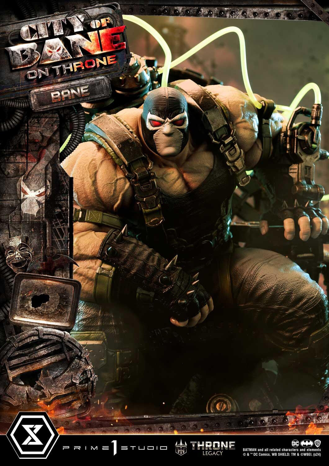 Batman: City of Bane - Bane - Throne Legacy (TLCDC-05DXS) - 1/4 - On Throne, DX Bonus Version (Prime 1 Studio) photo 75