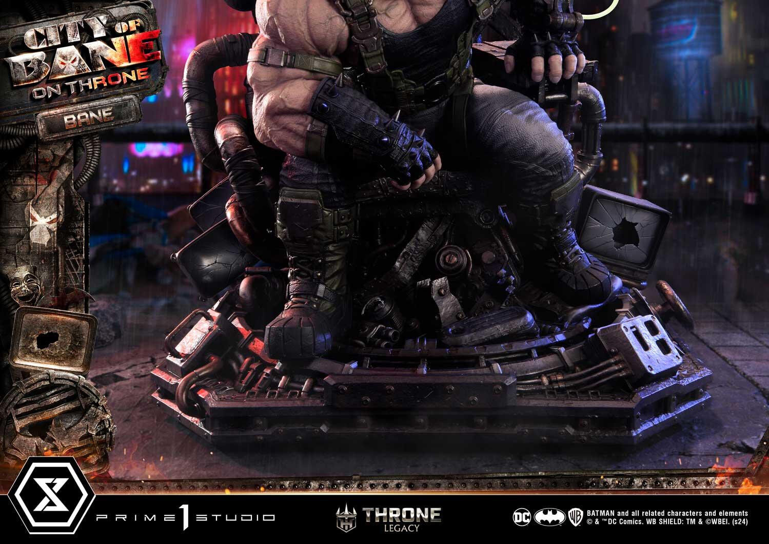 Batman: City of Bane - Bane - Throne Legacy (TLCDC-05DXS) - 1/4 - On Throne, DX Bonus Version (Prime 1 Studio) photo 86