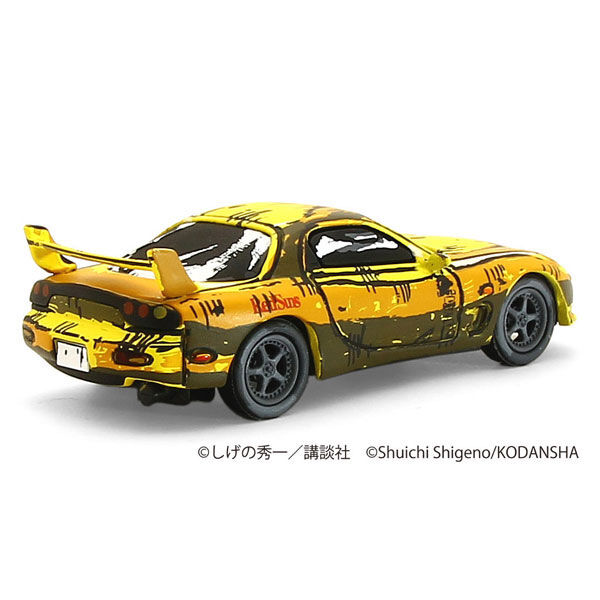 Initial D - Fujiwara Takumi - Takahashi Keisuke - Takahashi Ryosuke - Manga Style Painting 3 Car Set - 1/64 (Kyosho) photo 7